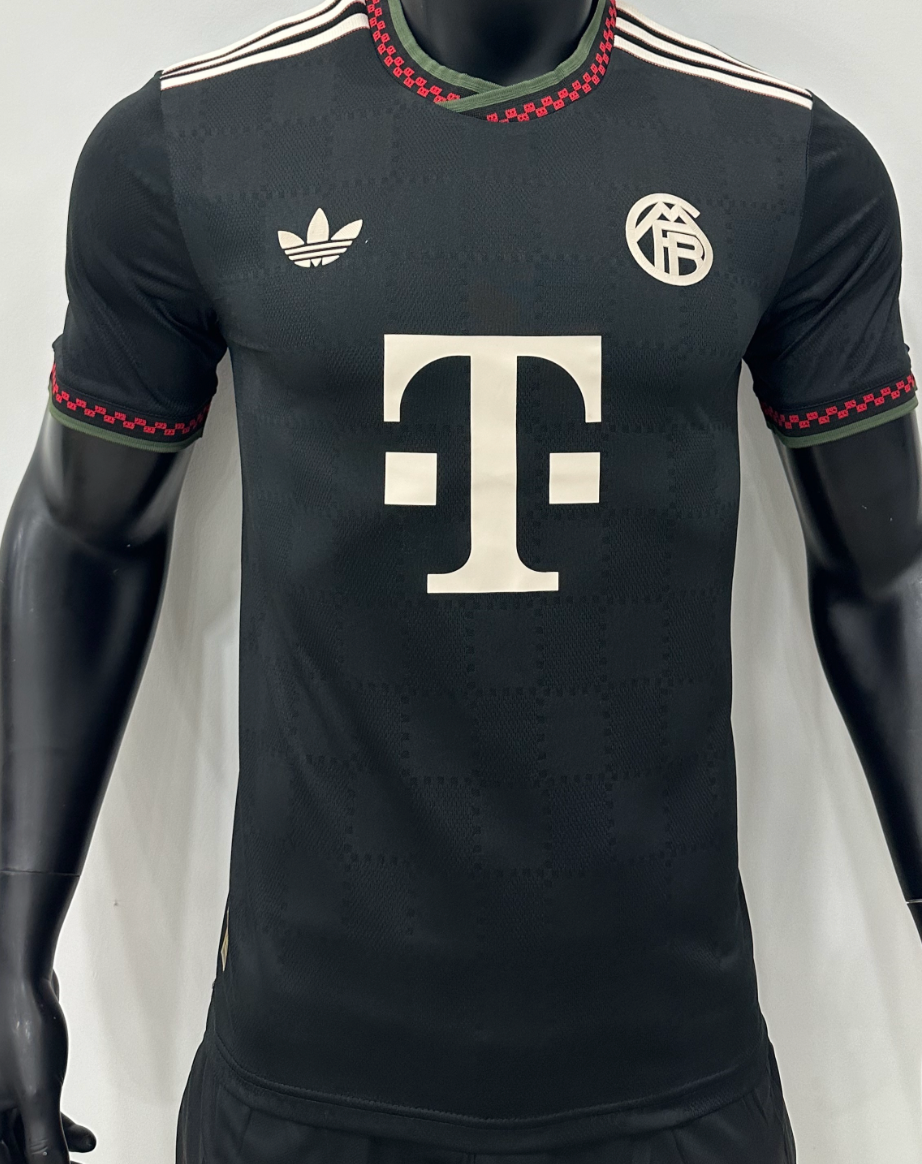 Bayern Munich Away Shirt – Black & Gold Identity (Season Tribute) 2025/ 2026
