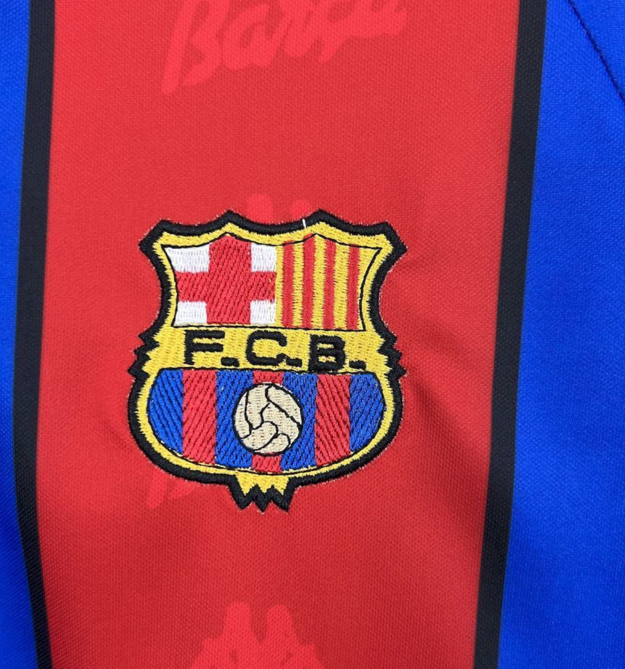 FC Barcelona 1995–97 Home Jersey – Retro Long Sleeve (Kappa Era)