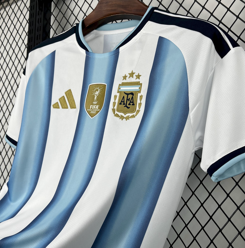 Argentina National Team 2026 Home Jersey – World Champions Edition (Three Stars)