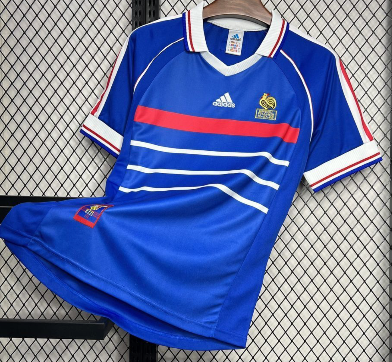 France National Team Home Jersey 1998 – World Cup Champions Legacy