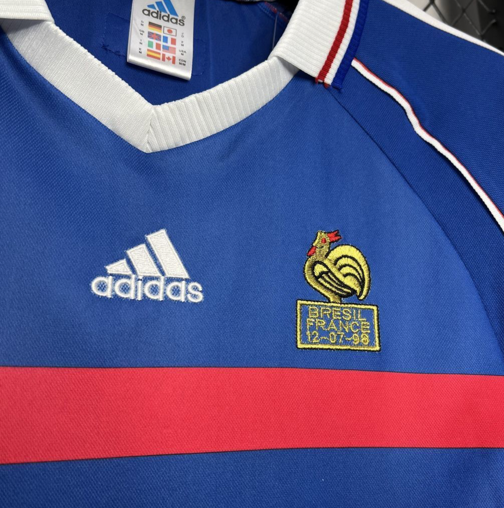 France National Team Home Jersey 1998 – World Cup Champions Legacy