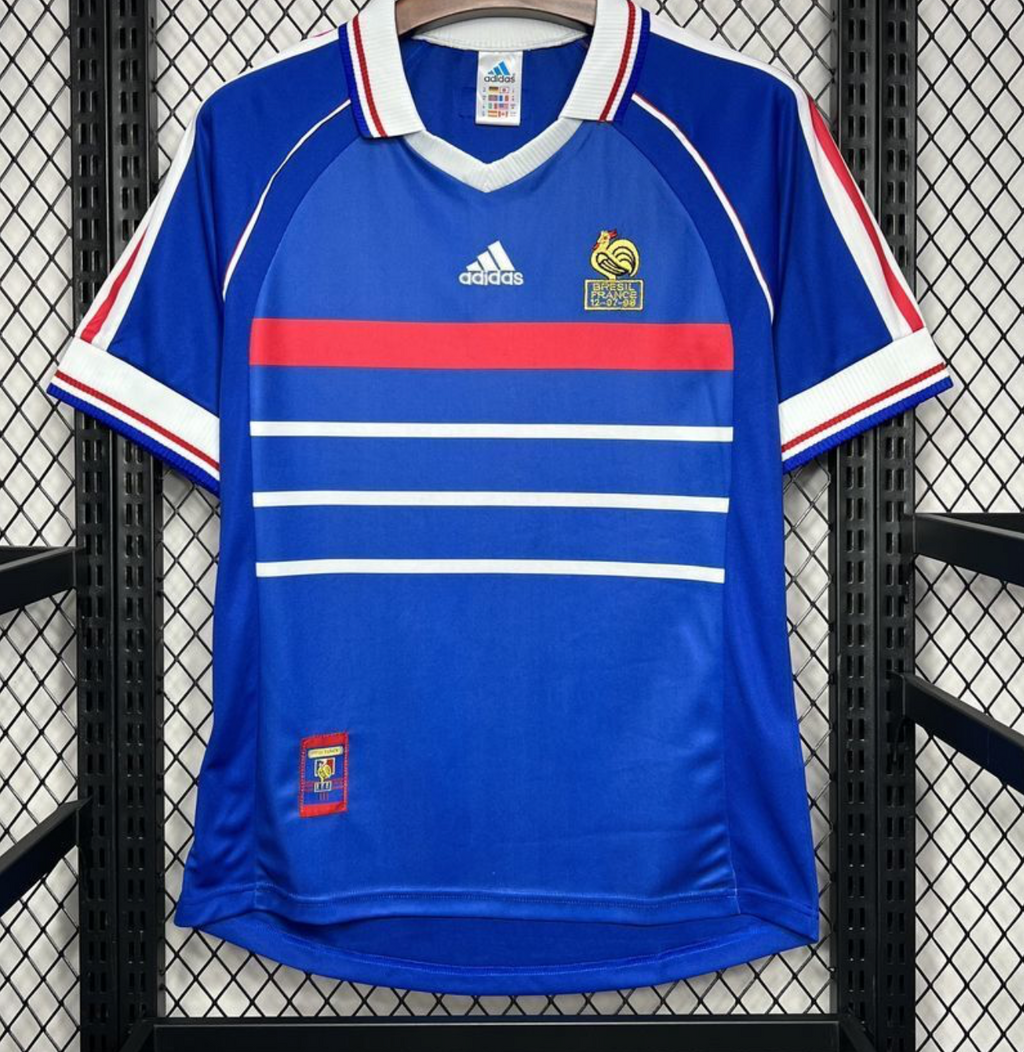 France National Team Home Jersey 1998 – World Cup Champions Legacy