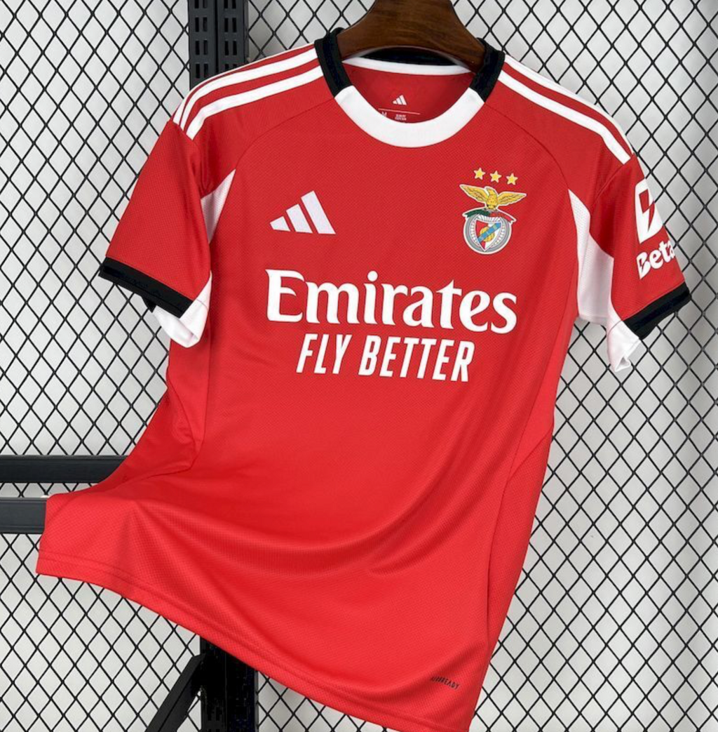 SL Benfica Fan Jersey 2025-2026 | Red Home Shirt – KickOff Club