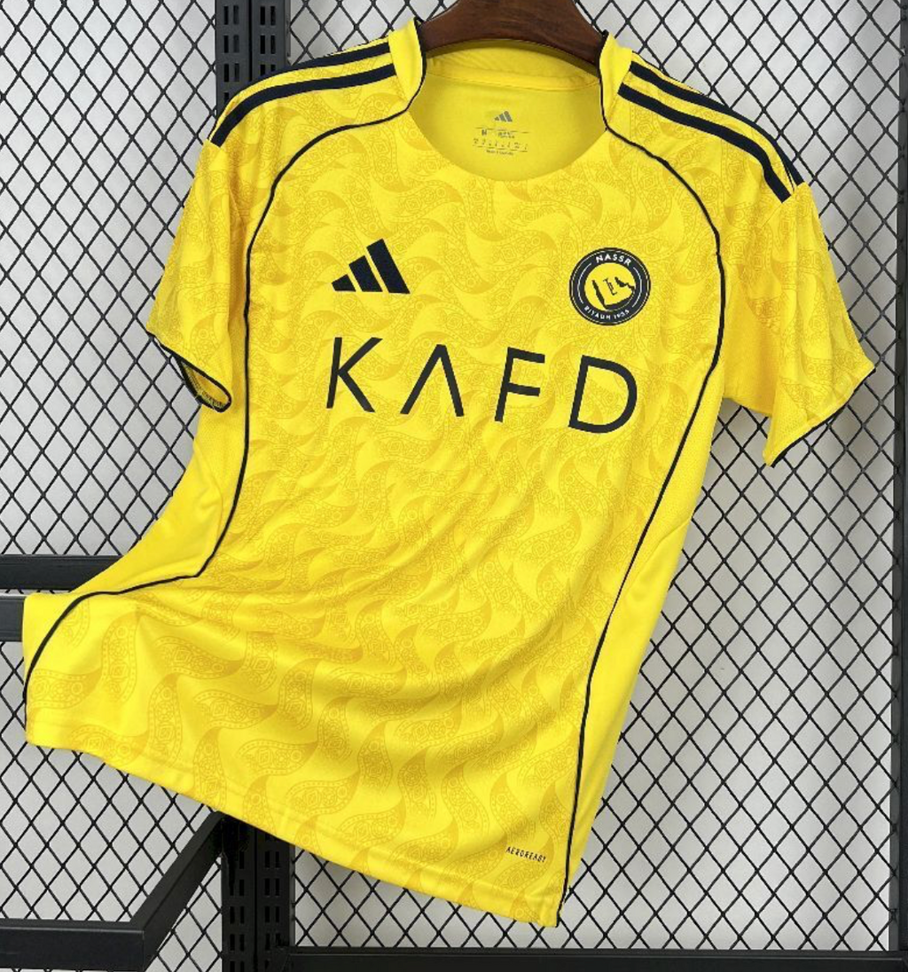 Al Nassr Fan Jersey 2024 - 2025  | Yellow Home Shirt – KickOff Club