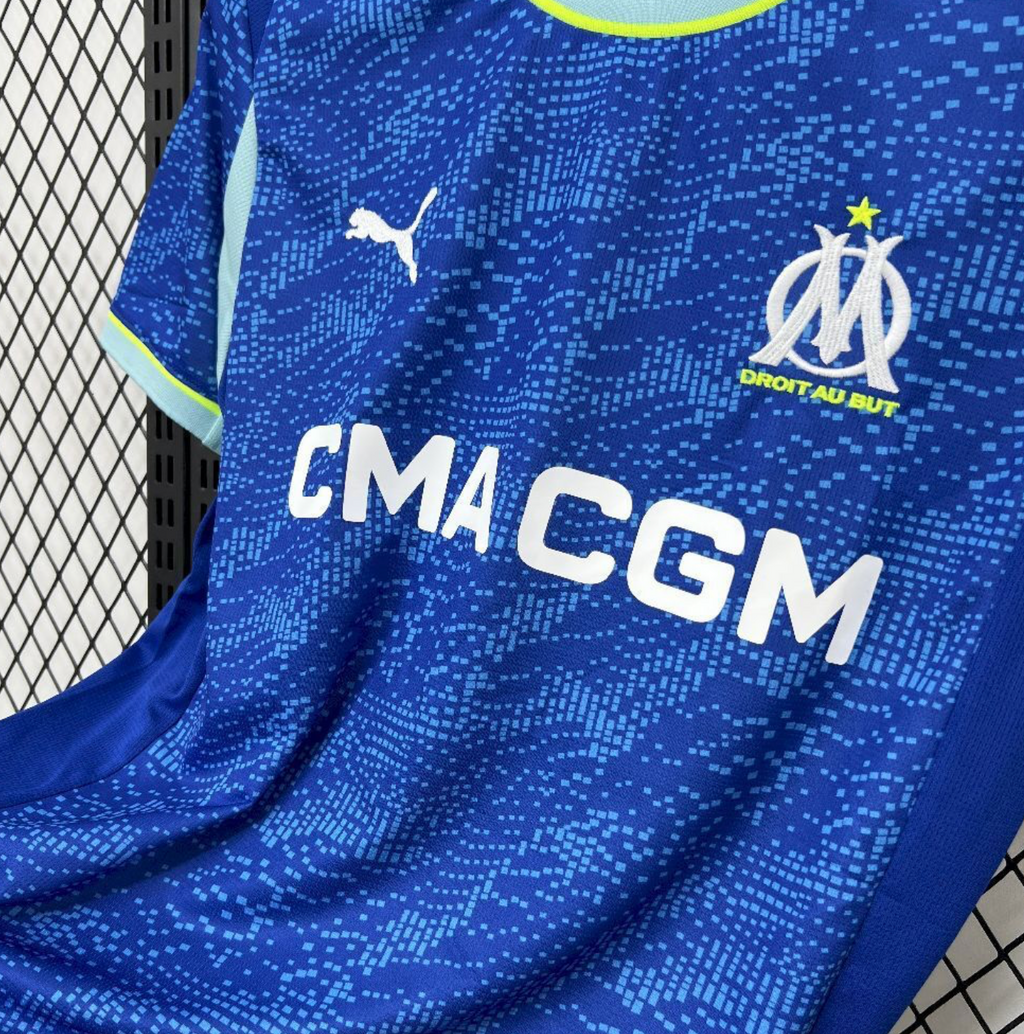 Olympique de Marseille Fan Jersey 2025 - 2026  | Blue Away Shirt – KickOff Club