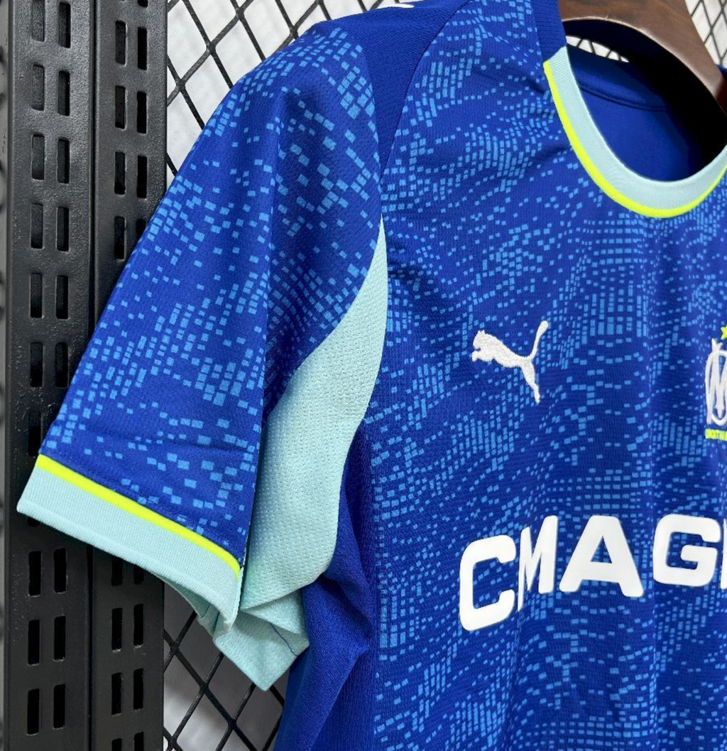 Olympique de Marseille Fan Jersey 2025 - 2026  | Blue Away Shirt – KickOff Club