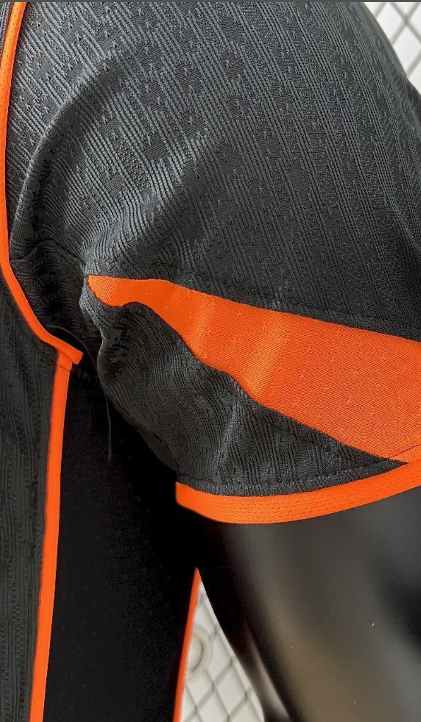 Corinthians Player Jersey 2025 - 2026  | Black & Orange Special Re-Edition – KICKOFF