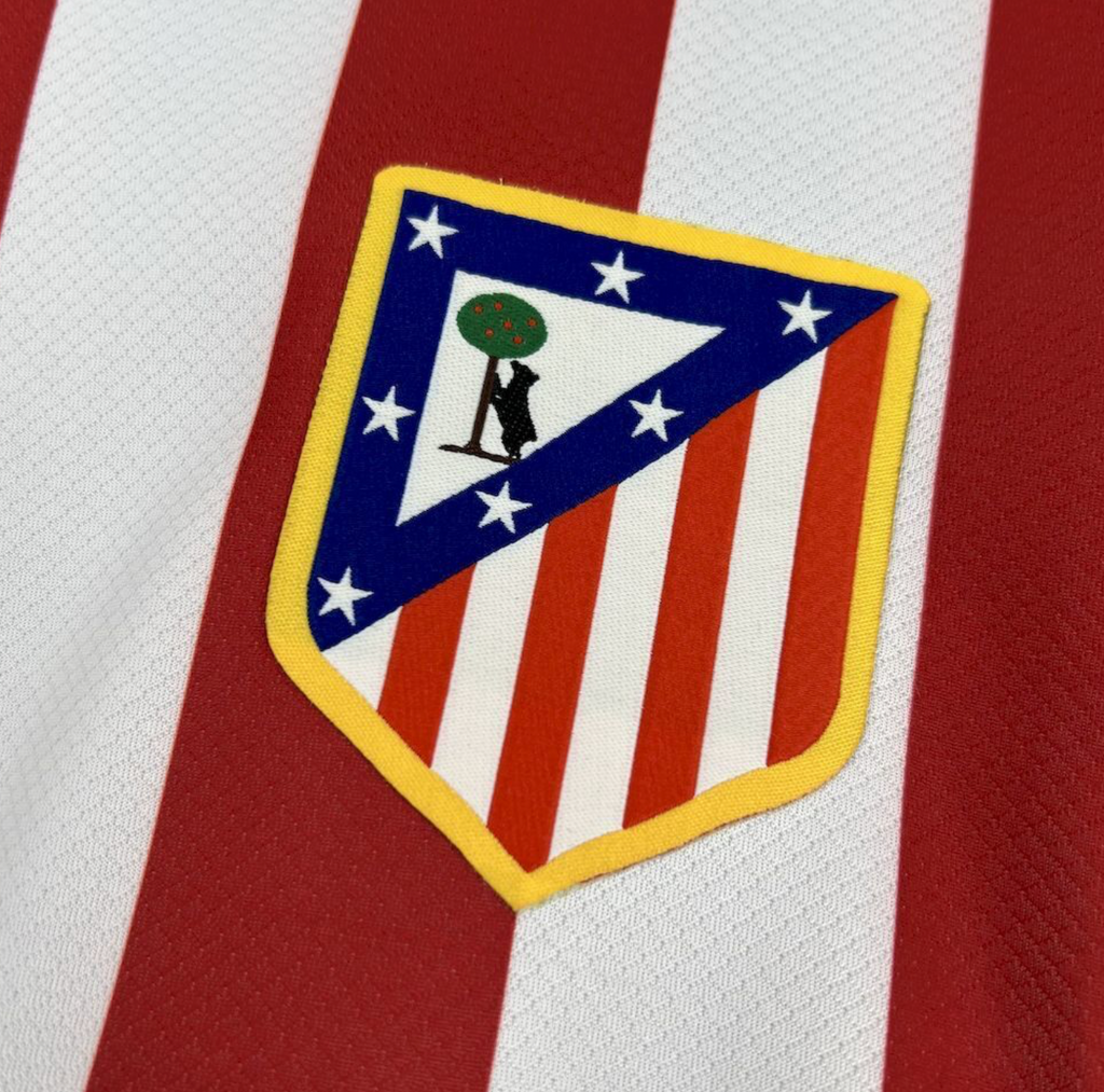 Atlético de Madrid Home Jersey 2025 - 2026 | Red & White Stripes – KICKOFF Football Culture