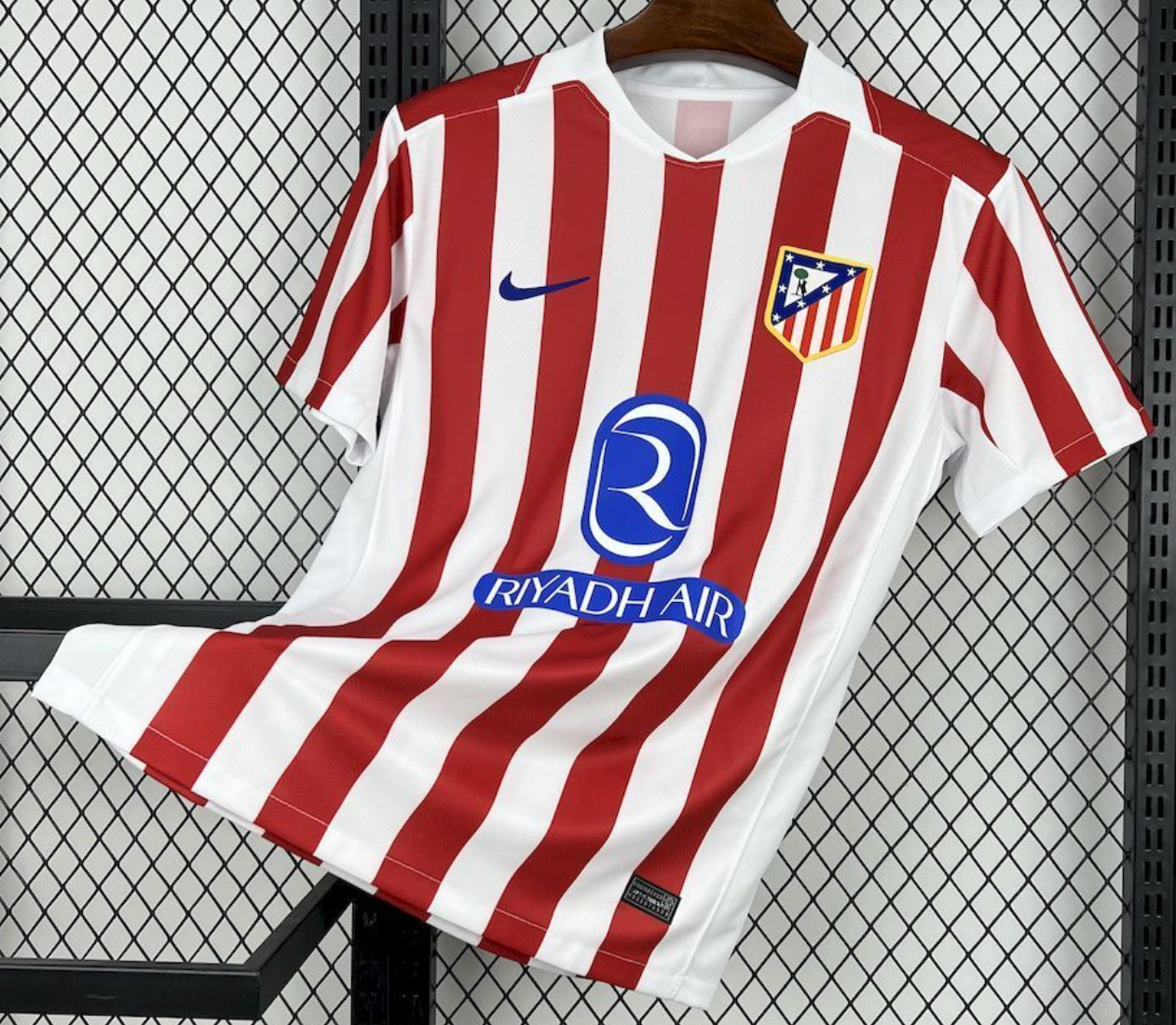 Atlético de Madrid Home Jersey 2025 - 2026 | Red & White Stripes – KICKOFF Football Culture
