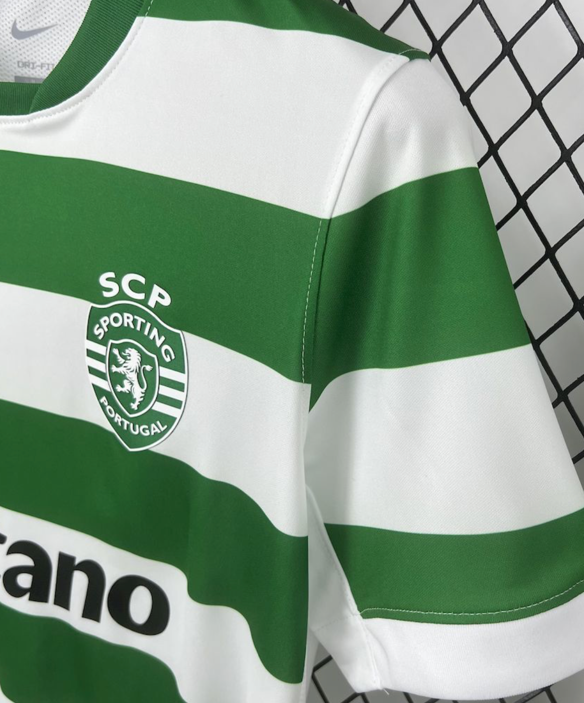 Sporting CP Home Jersey 2025-2026 | Green & White Hoops – KICKOFF Football Culture
