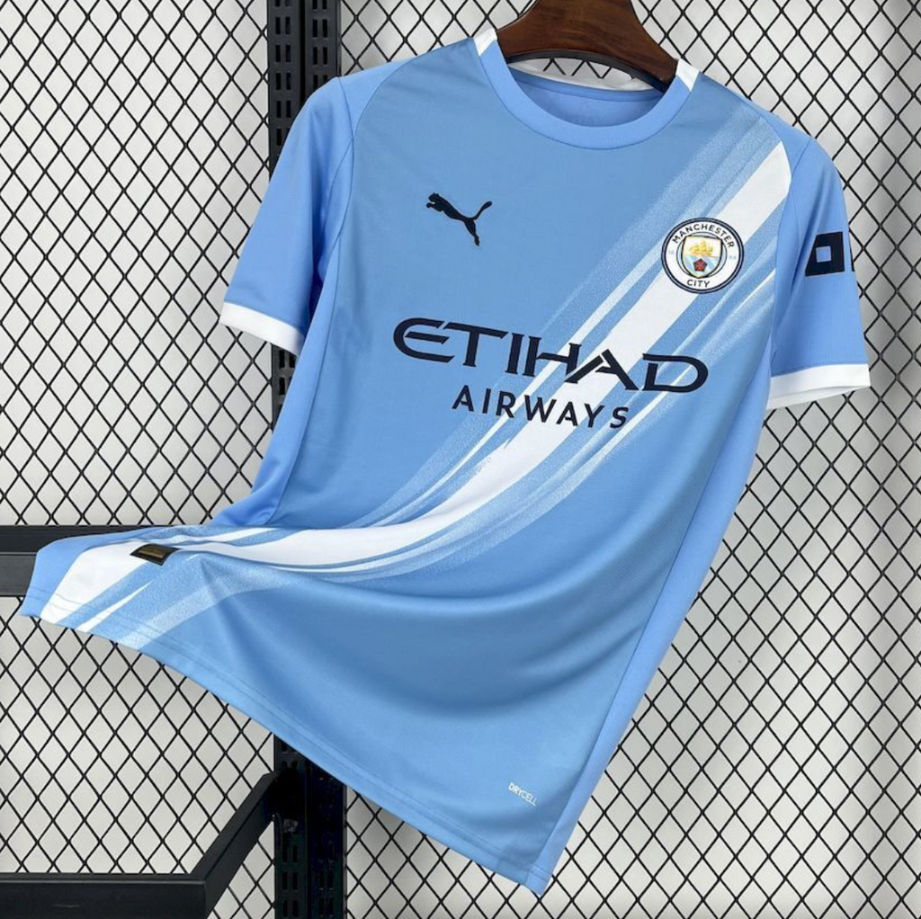 Manchester City Fan Jersey 2025/2026  | Sky Blue Home Shirt – KickOff Club