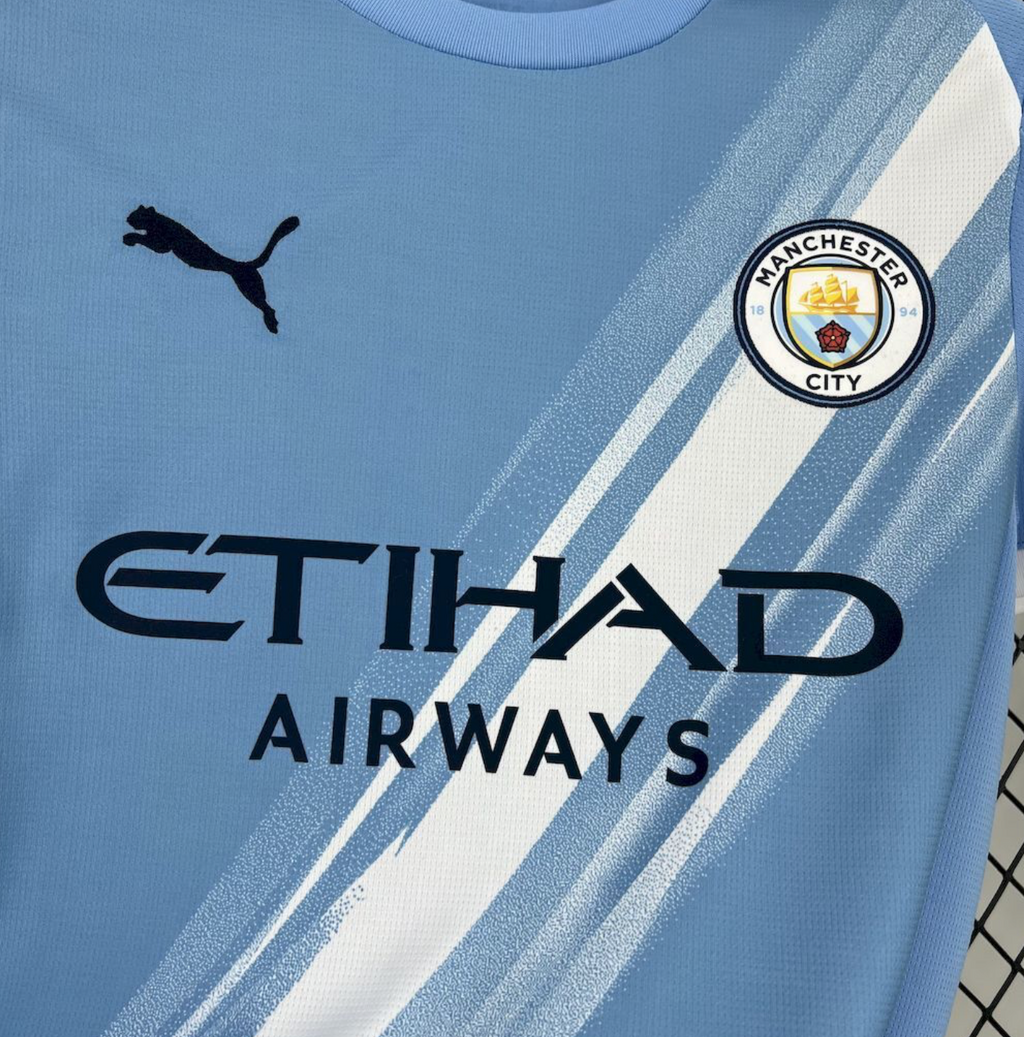 Manchester City Fan Jersey 2025/2026  | Sky Blue Home Shirt – KickOff Club
