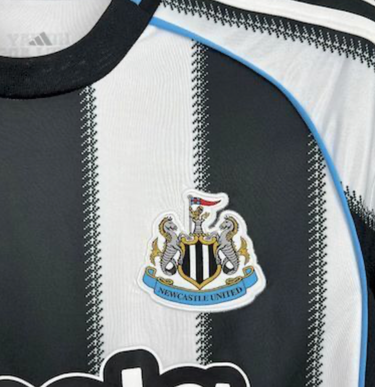 Newcastle United Fan Jersey 2025-2026| Black & White Stripes – KickOff Club