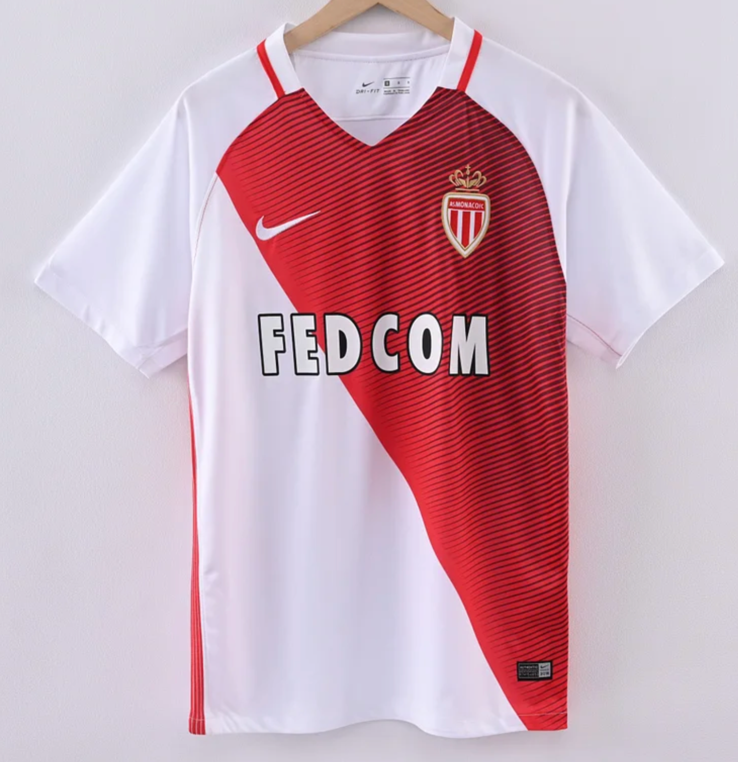 AS Monaco Home Jersey — The Falcao & Mbappé Era