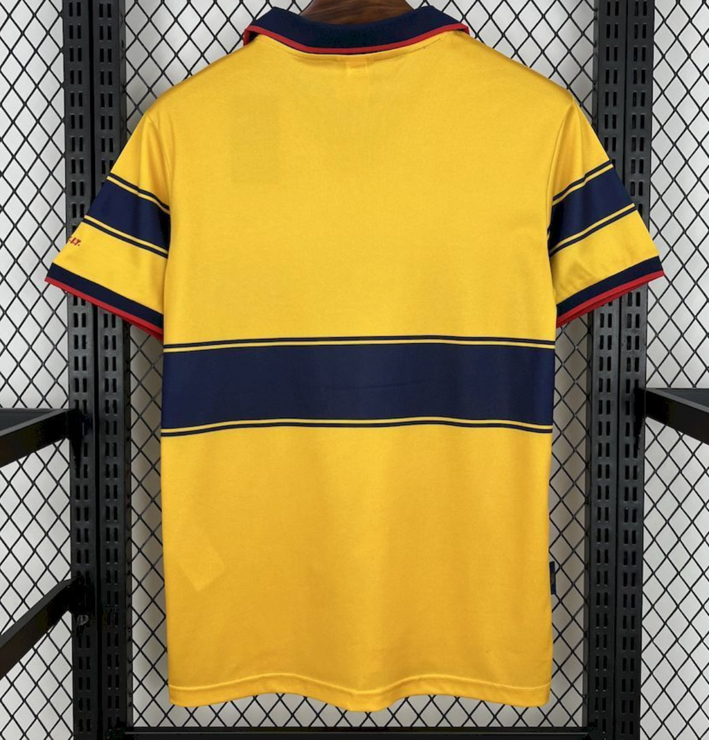 Arsenal 1997/98 Away Shirt – Champions’ Gold