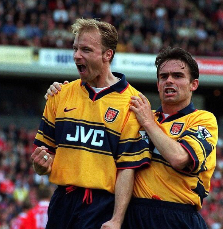 Arsenal 1997/98 Away Shirt – Champions’ Gold