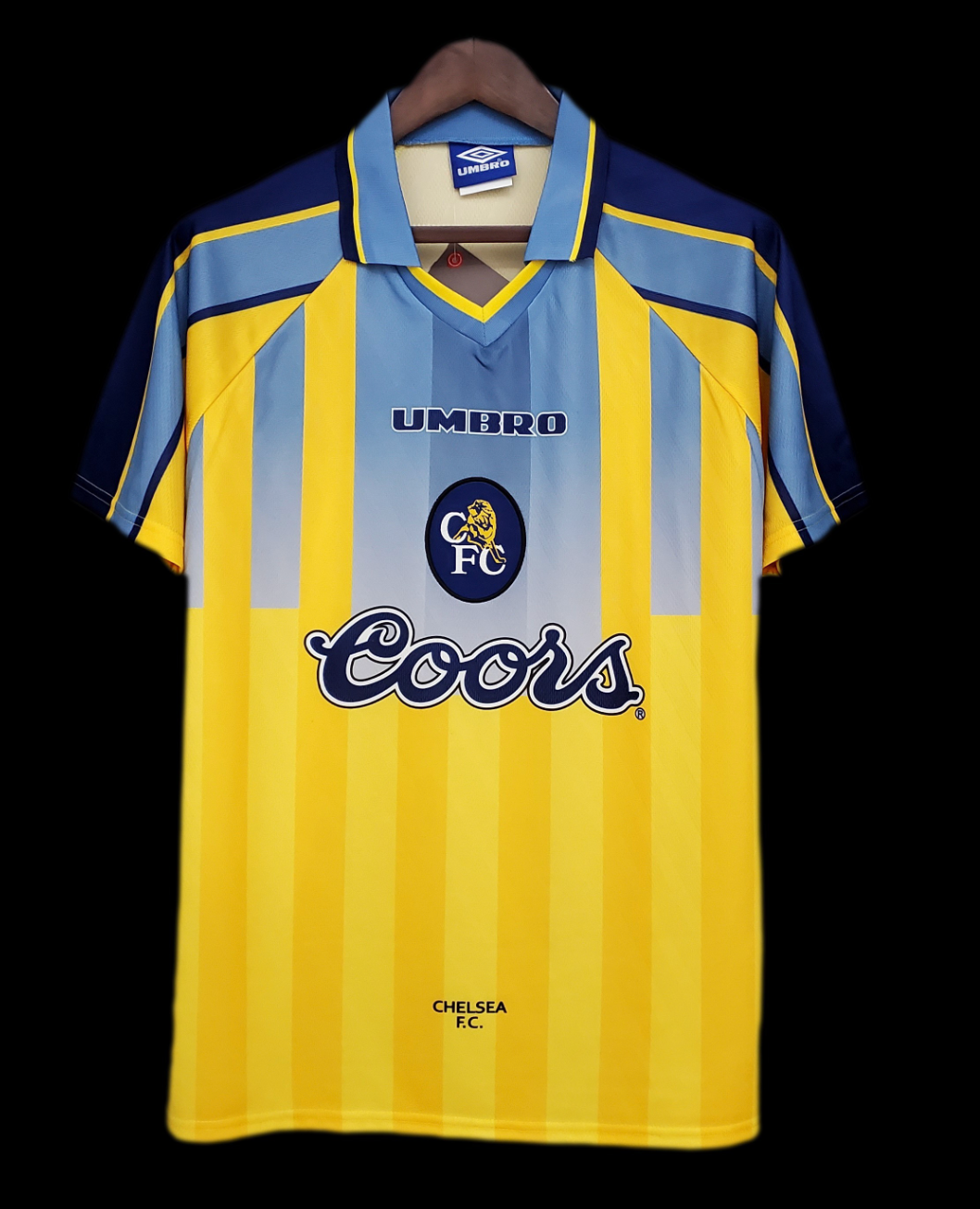Chelsea Away 1995–1997 – London Grit in Gold