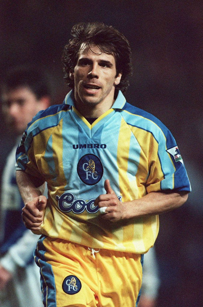 Chelsea Away 1995–1997 – London Grit in Gold