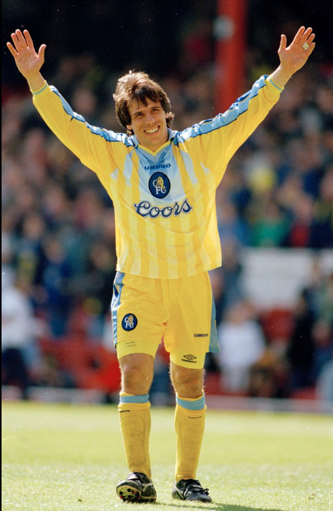 Chelsea Away 1995–1997 – London Grit in Gold